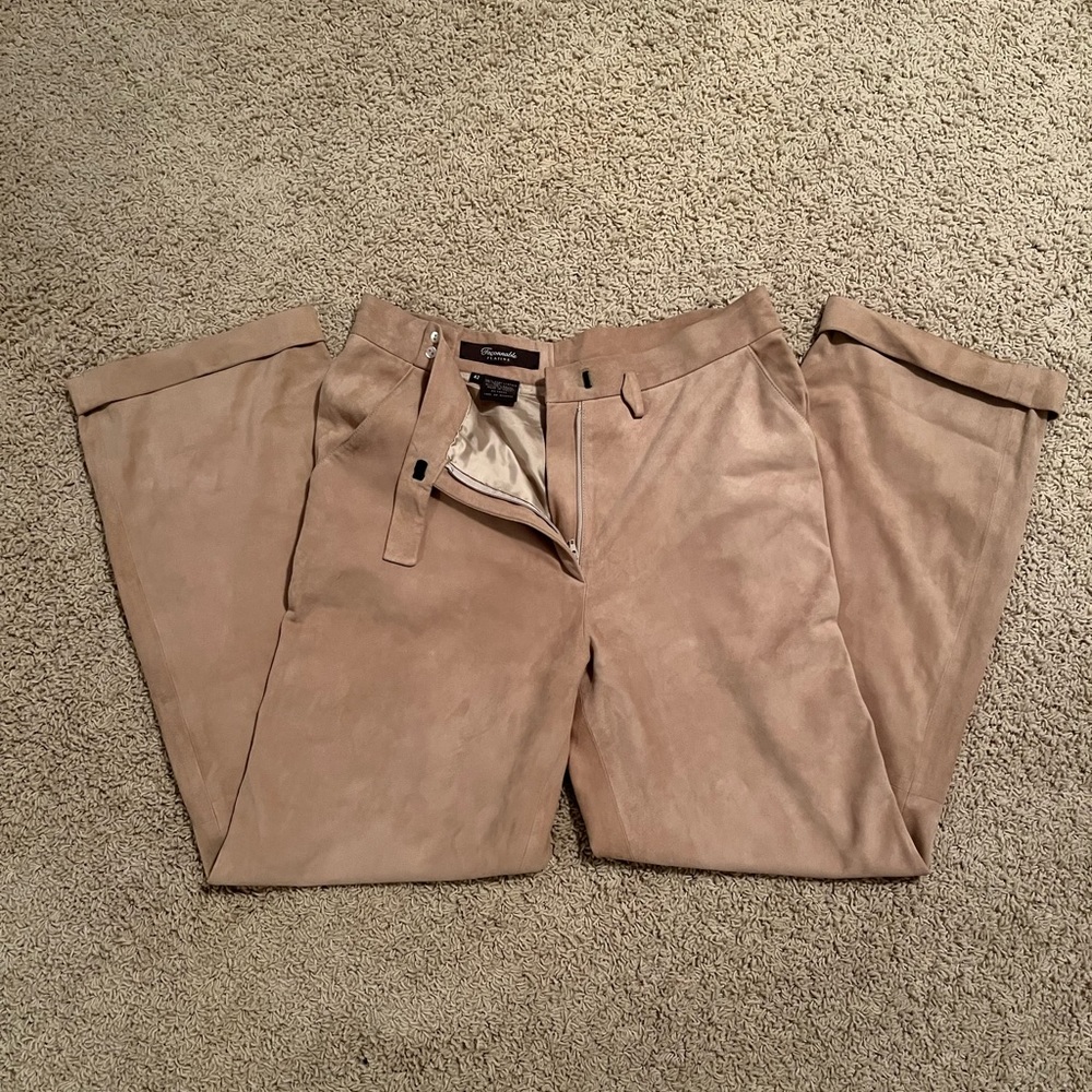 Faconnable goat skin leather pants